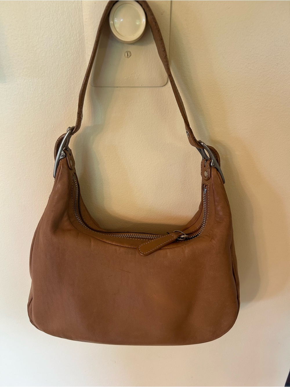 Coach Brown Leather Shoulder Bag - Picture 2 of 6